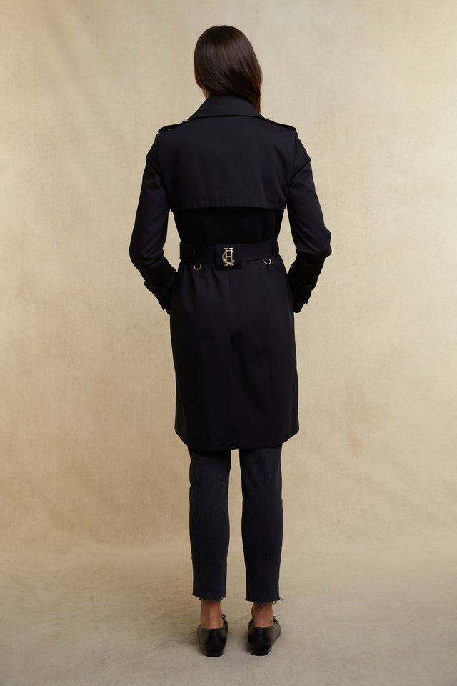 Gatcombe Trench Coat (Black)