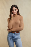 Painswick Roll Neck Knit (Caramel)