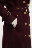 Full Length Marlborough Trench Coat (Mulberry)
