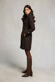 Marlborough Trench Coat (Chocolate Herringbone)
