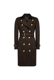 Marlborough Trench Coat (Chocolate Herringbone)