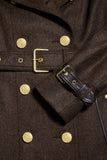 Marlborough Trench Coat (Chocolate Herringbone)