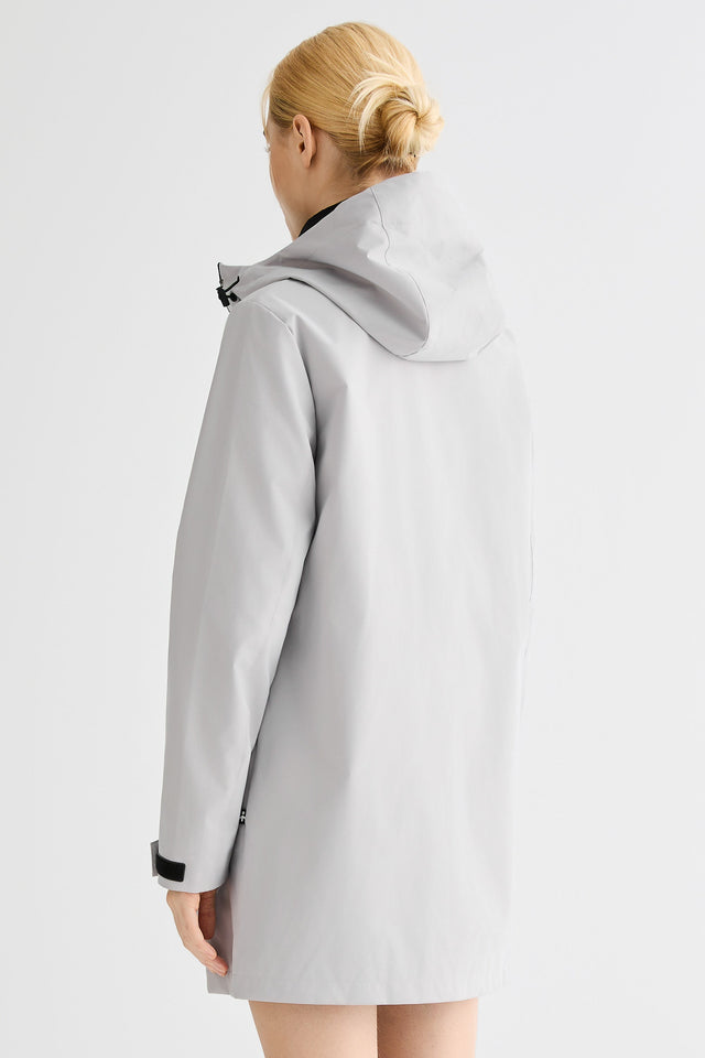 Mid-Length Waterproof Trench Jacket