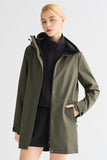 Mid-Length Waterproof Trench Jacket