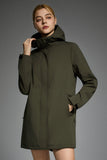 Mid-Length Waterproof Trench Jacket