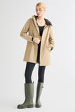 Mid-Length Waterproof Trench Jacket