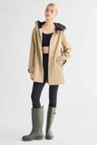 Mid-Length Waterproof Trench Jacket