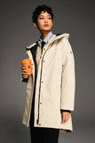 Mid-Length Windproof Parka Coat