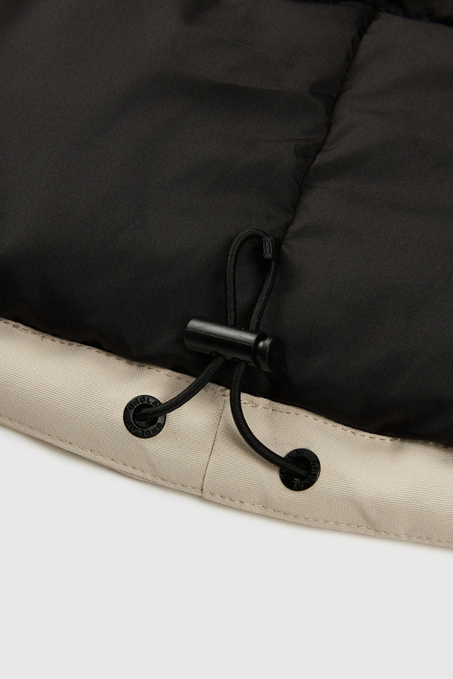 Mid-Length Windproof Parka Coat