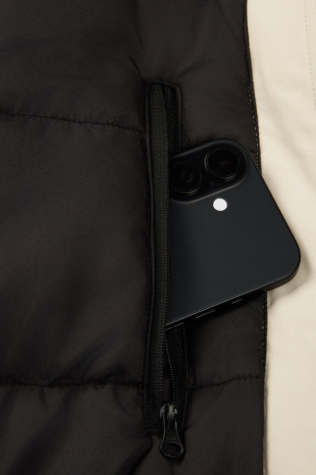 Mid-Length Windproof Parka Coat