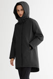Mid-Length Windproof Parka Coat