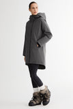 Mid-Length Windproof Parka Coat