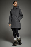 Mid-Length Windproof Parka Coat