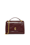 Milan Midi Shoulder Bag (Oxblood)