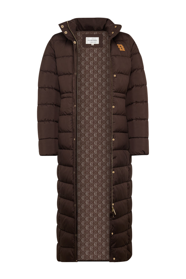 Milton Longline Coat (Chocolate)