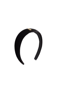 Narrow Headband (Black Velvet)