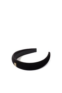 Narrow Headband (Black Velvet)