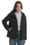 Quilted Down Jacket Lightweight Hooded