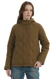 Quilted Down Jacket Lightweight Hooded