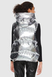 092 Universe® Cropped Chrome Down Vest