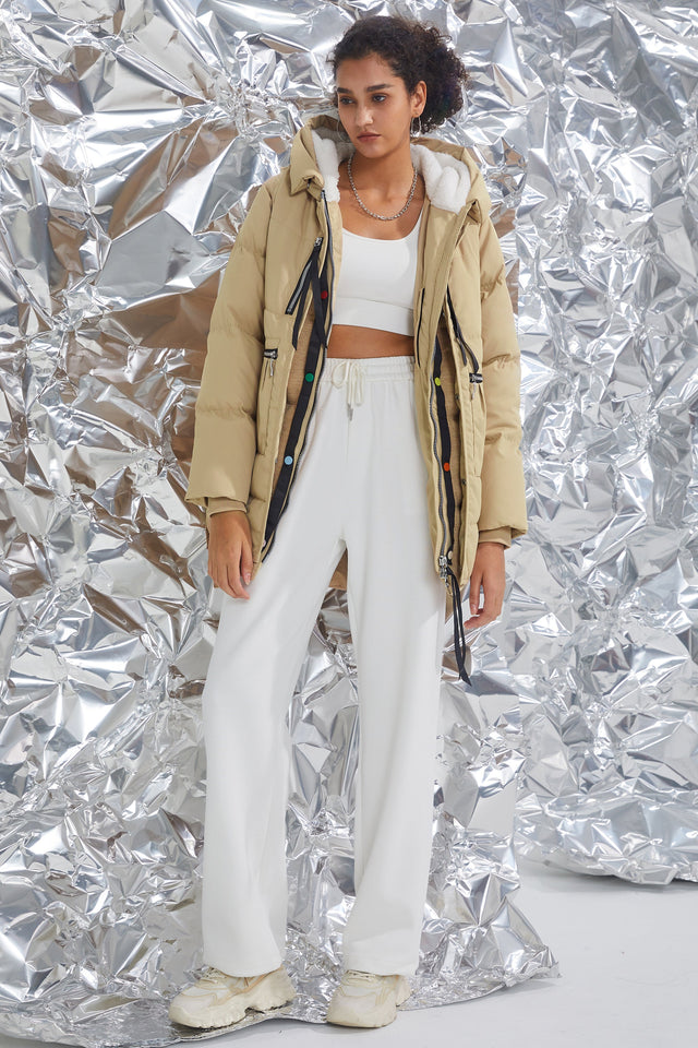 092 Universe® Thickened Puffer Down Jacket with Detachable Vest