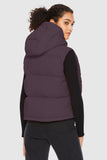 Aurora Hooded Down Puffer Vest