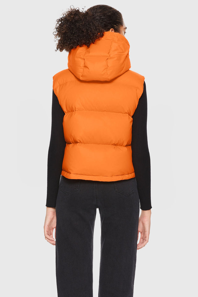 Aurora Hooded Down Puffer Vest