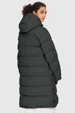 Aurora Long Detachable Hooded Down Jacket
