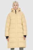 Aurora Long Detachable Hooded Down Jacket