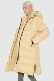 Aurora Long Detachable Hooded Down Jacket