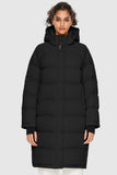 Aurora Long Detachable Hooded Down Jacket