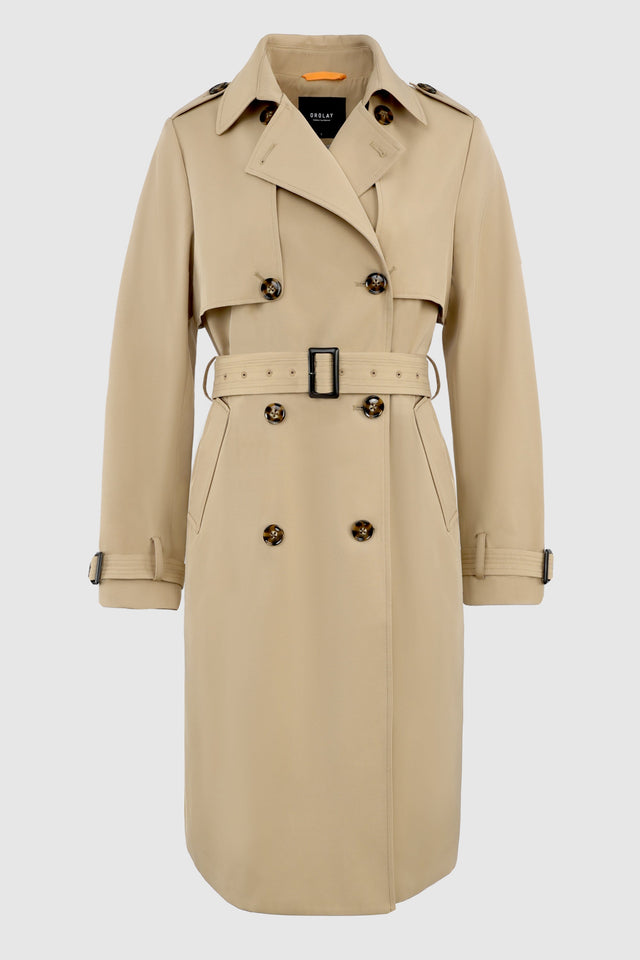Classic Double-Breasted Lapel Hudson Trench