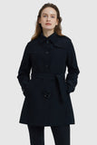 Classic Windproof Belted Hudson Trench
