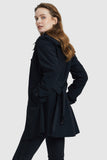 Classic Windproof Belted Hudson Trench