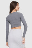 Cropped Pullover Sweater