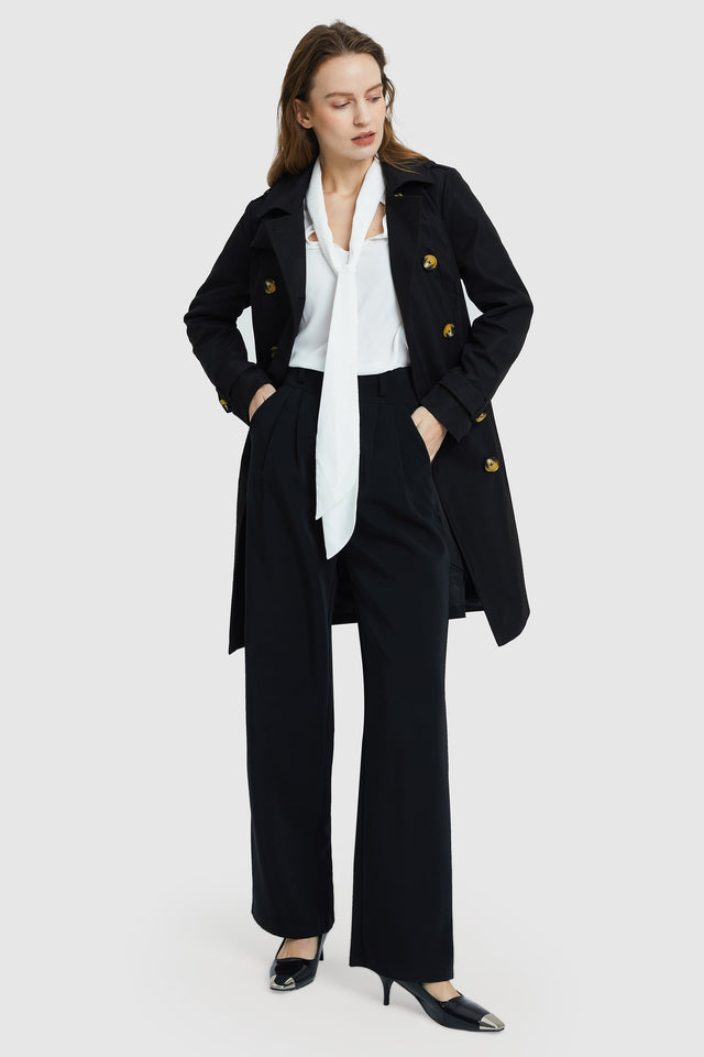 Double-Breasted Hudson Trench