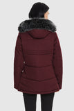 Faux Fur Hooded Mountain Parka Jacket
