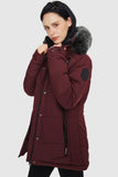 Faux Fur Hooded Mountain Parka Jacket