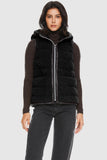 Hooded Fleece Down Vest