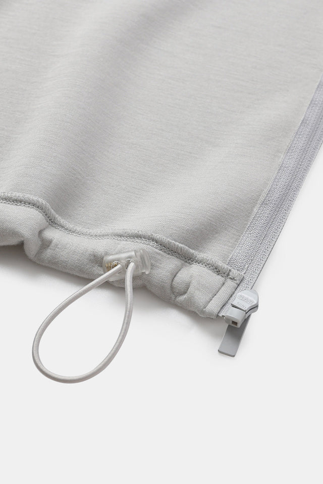 Full Zip Cropped Sweatshirt