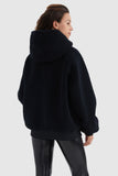 Full-Zip Oversized Fleece Jacket