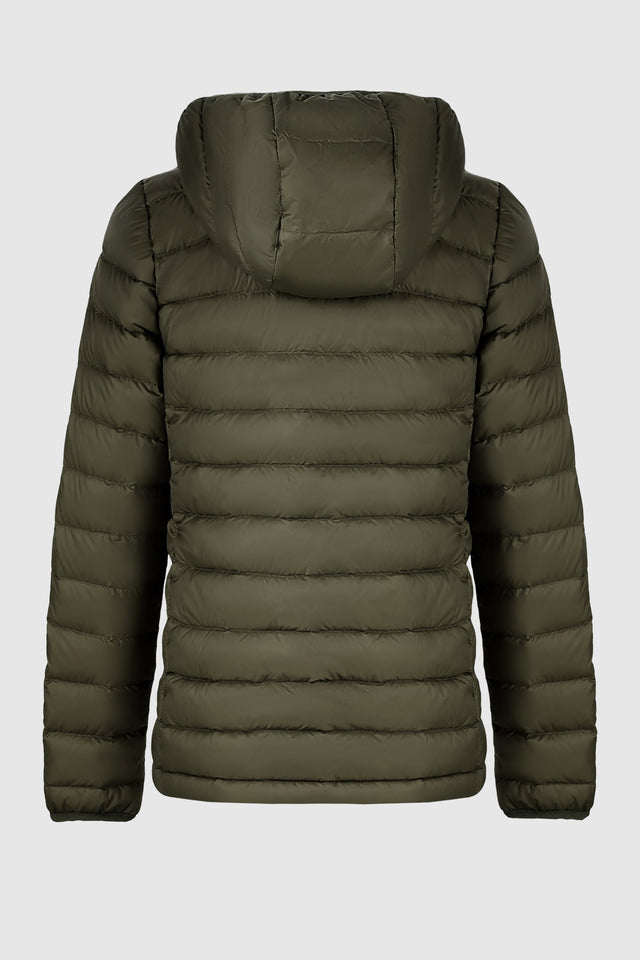 Lightweight Packable Down Jacket with Stand Collar with hood