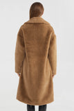 Oversized Long Sherpa Teddy Coat