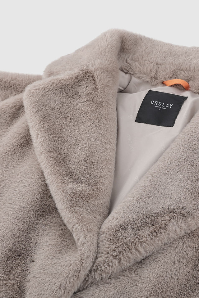 Oversized Long Sherpa Teddy Coat