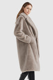 Oversized Long Sherpa Teddy Coat