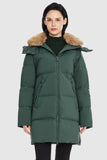 Mid-Length Winter Thickened Puffer Down Jacket