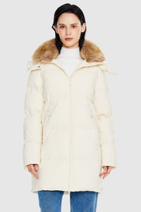 Mid-Length Winter Thickened Puffer Down Jacket