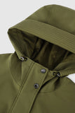 Military Anorak Jacket Zip-Up Windbreaker Active Hooded