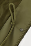 Military Anorak Jacket Zip-Up Windbreaker Active Hooded