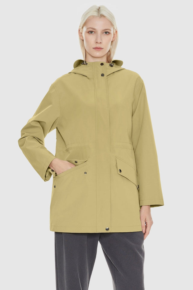 Military Anorak Jacket Zip-Up Windbreaker Active Hooded